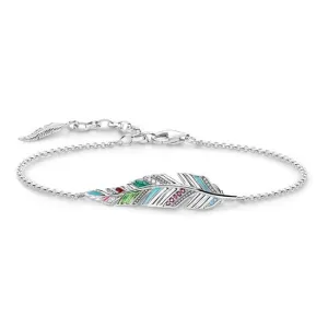 Thomas Sabo Glam and Soul Sterling Silver Feather Bracelet