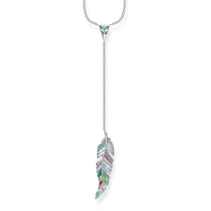 Thomas Sabo Glam and Soul Sterling Silver Feather Necklace D