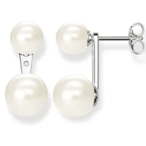 Thomas Sabo Glam And Soul Sterling Silver Freshwater Pearl Stud Earrings