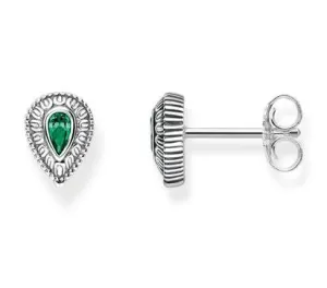 Thomas Sabo Glam and Soul Sterling Silver Green Stud Earrings