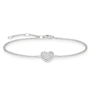 Thomas Sabo Glam And Soul Sterling Silver Heart Bracelet