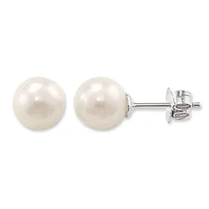 Thomas Sabo Glam And Soul Sterling Silver Pearl Large Stud Earrings