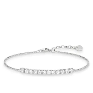 Thomas Sabo Glam And Soul Sterling Silver White Zirconia Bracelet D