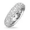 Thomas Sabo Glam And Soul Sterling Silver White Zirconia Crushed Ring D