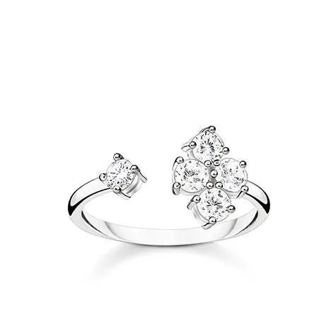 Thomas Sabo Glam And Soul Sterling Silver White Zirconia Ring
