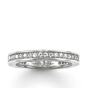 Thomas Sabo Glam And Soul Sterling Silver Zirconia Classic White Ring