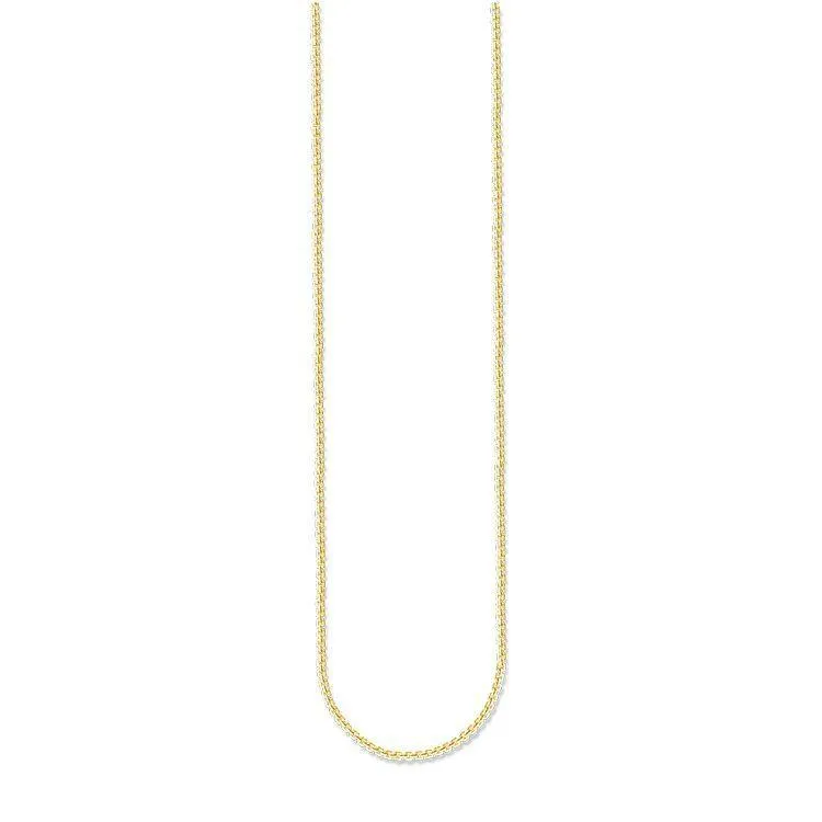 Thomas Sabo Glam And Soul Yellow Gold Venezia Chain 80cm