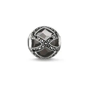 Thomas Sabo Karma Beads Sterling Silver Black Onyx Zirconia Maharani Charm D