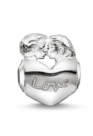 Thomas Sabo Karma Beads Sterling Silver Lovers Charm D