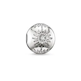 Thomas Sabo Karma Beads Sterling Silver White Zirconia Sun Charm