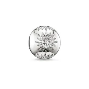 Thomas Sabo Karma Beads Sterling Silver White Zirconia Sun Charm