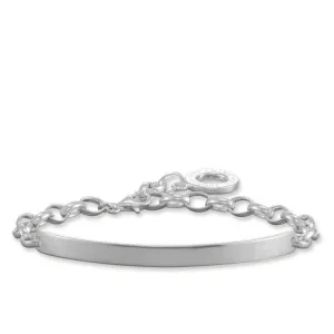 Thomas Sabo Love Bridge Charm Club Sterling Silver Classic Bracelet D