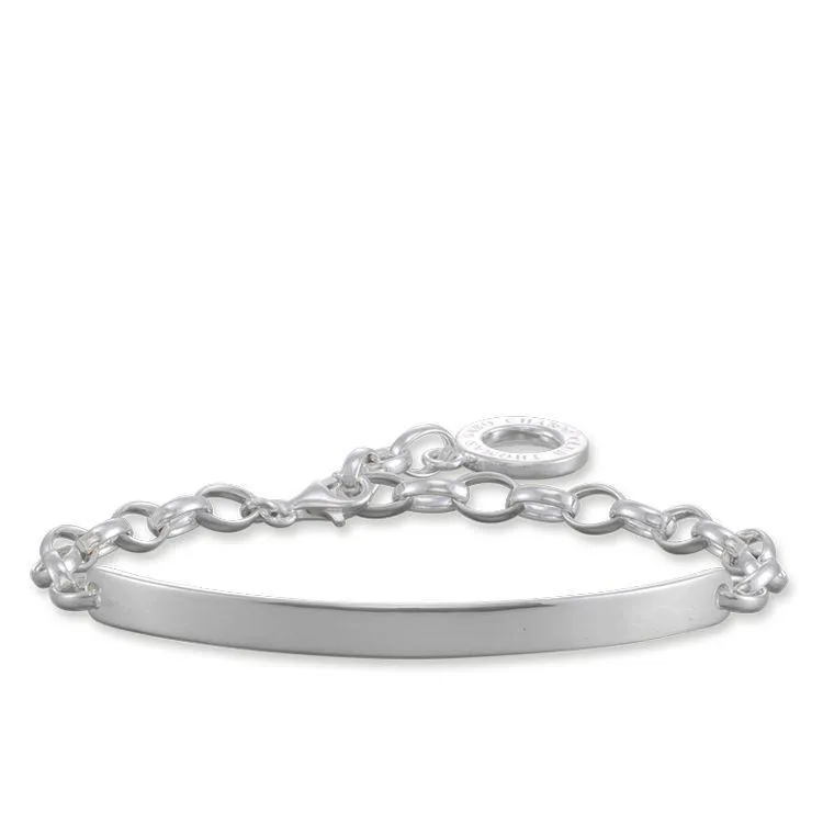 Thomas Sabo Love Bridge Charm Club Sterling Silver Classic Bracelet D