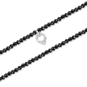 Thomas Sabo Necklace Black Obsidian Silver D