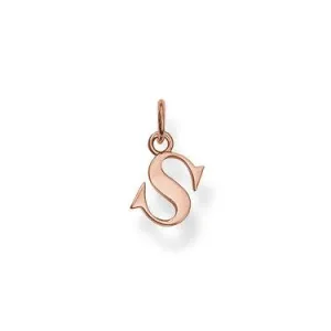 Thomas Sabo Rose Gold Letter S Pendant D