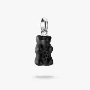 Thomas Sabo Sterling Silver Black Haribo Bear Connect Charm
