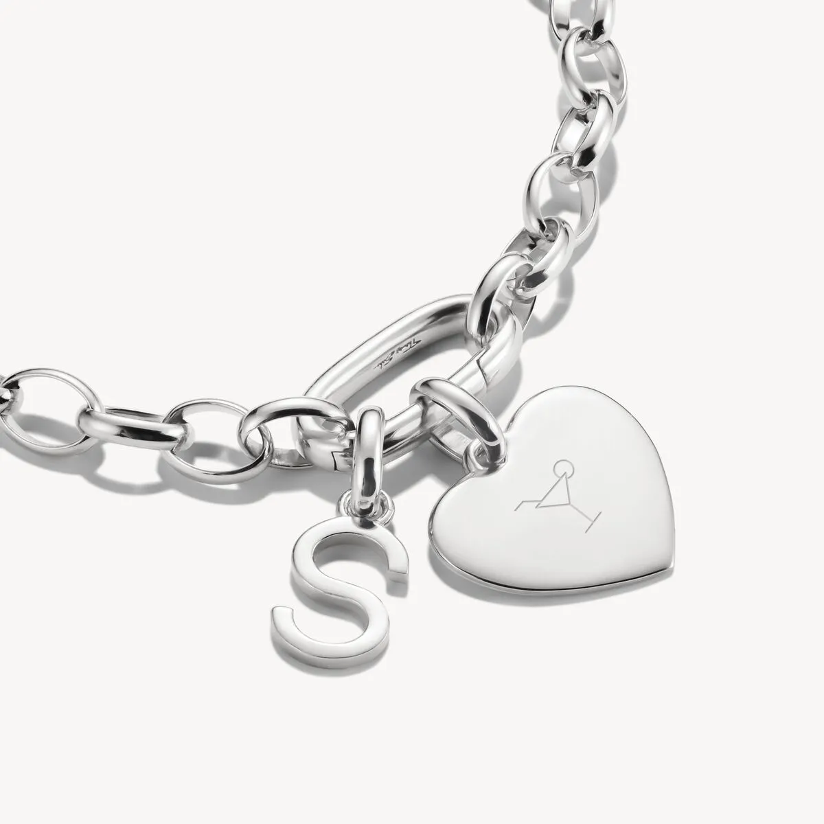 Thomas Sabo Sterling Silver Heart Connect Charm