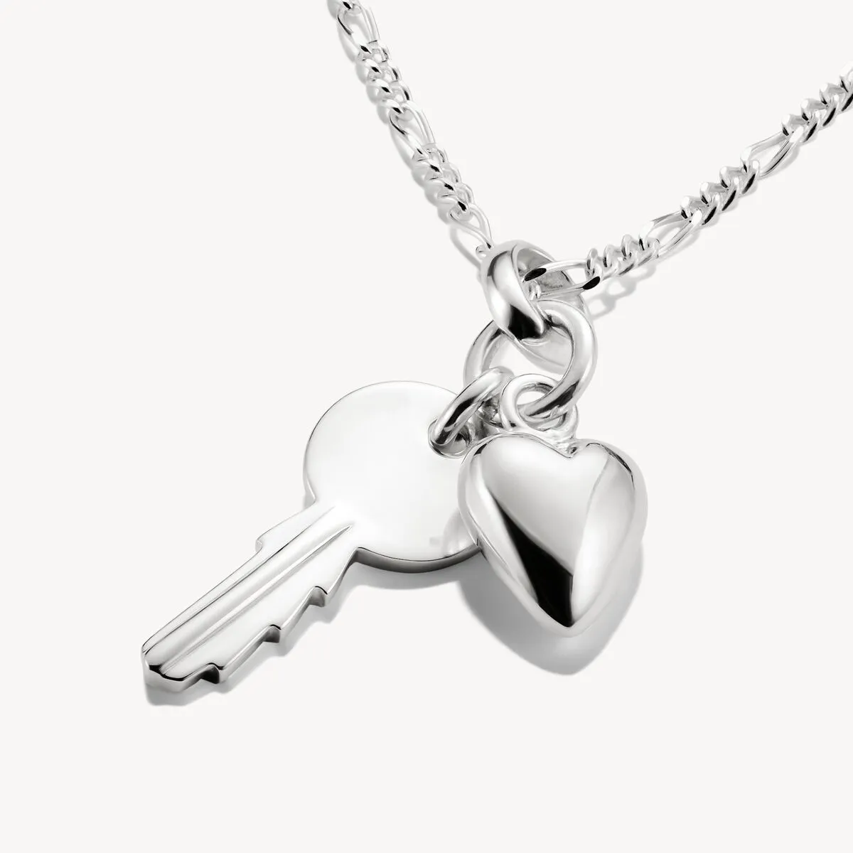 Thomas Sabo Sterling Silver Key With Heart Connect Charm