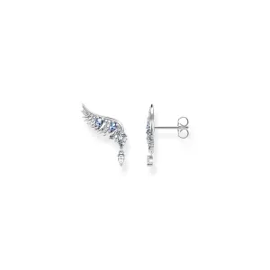 Thomas Sabo Sterling Silver Phoenix Wing Blue Stones Earrings