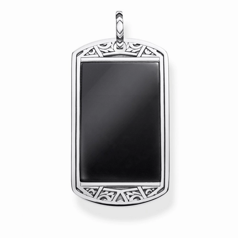 Thomas Sabo Arizona Black Dog Tag Pendant