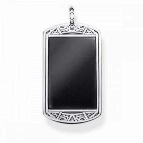 Thomas Sabo Arizona Black Dog Tag Pendant