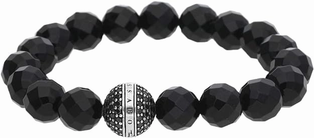 Thomas Sabo Black Ball Bracelet