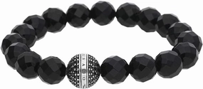 Thomas Sabo Black Ball Bracelet