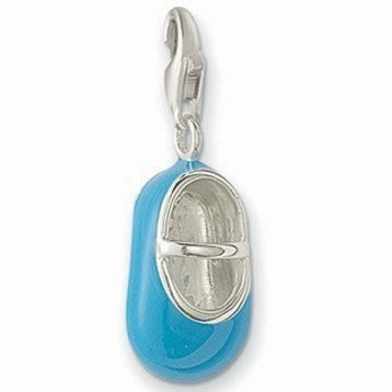 Thomas Sabo Blue Baby Shoe Pendant Charm