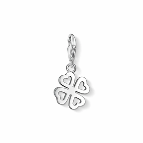Thomas Sabo Charm Club Sterling Silver Cloverleaf Charm D
