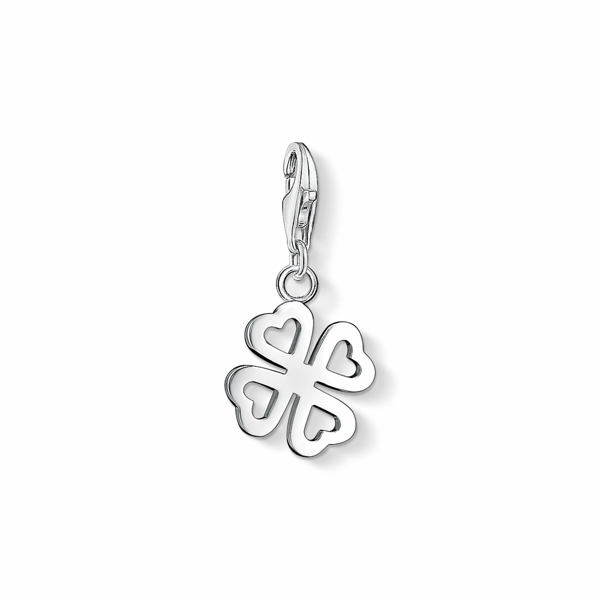 Thomas Sabo Charm Club Sterling Silver Cloverleaf Charm D