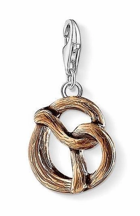 Thomas Sabo Charm Club Sterling Silver Enamel Pretzel Charm D