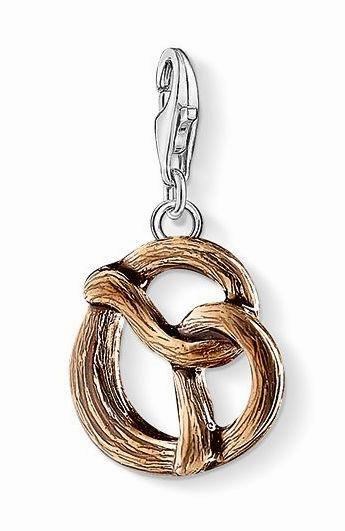 Thomas Sabo Charm Club Sterling Silver Enamel Pretzel Charm D