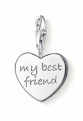 Thomas Sabo Charm Club Sterling Silver My Best Friend Charm