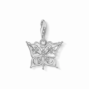 Thomas Sabo Charm Club Sterling Silver Star Moon Butterfly Charm D