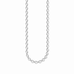 Thomas Sabo Charm Club Sterling Silver Wide Anchor Chain Necklace