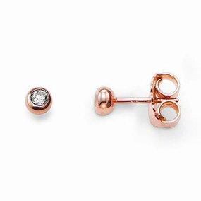 Thomas Sabo Earrings Glam & Soul White Zirconia Rose Gold