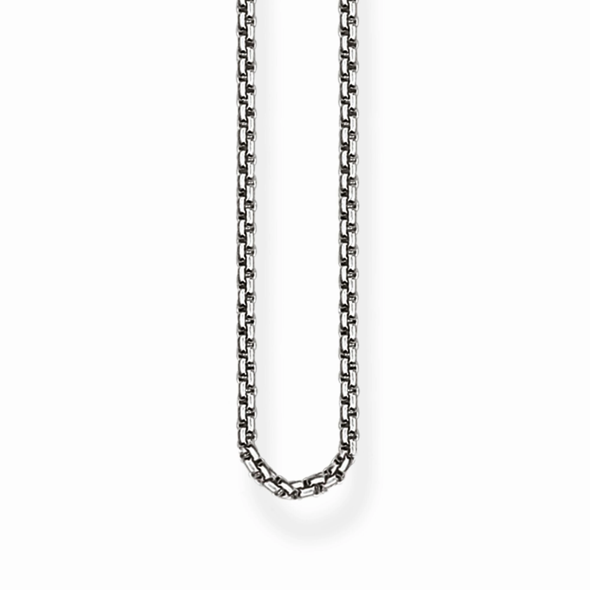 Thomas Sabo Glam And Soul Sterling Silver Blackened Venezia Chain 50cm