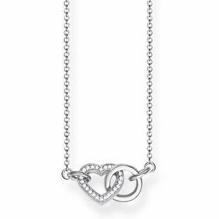 Thomas Sabo Glam And Soul Sterling Silver Zirconia Together Forever Heart Necklace