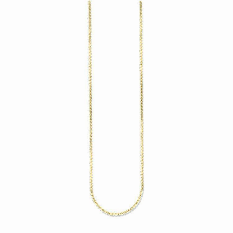 Thomas Sabo Glam And Soul Yellow Gold Venezia Chain 80cm