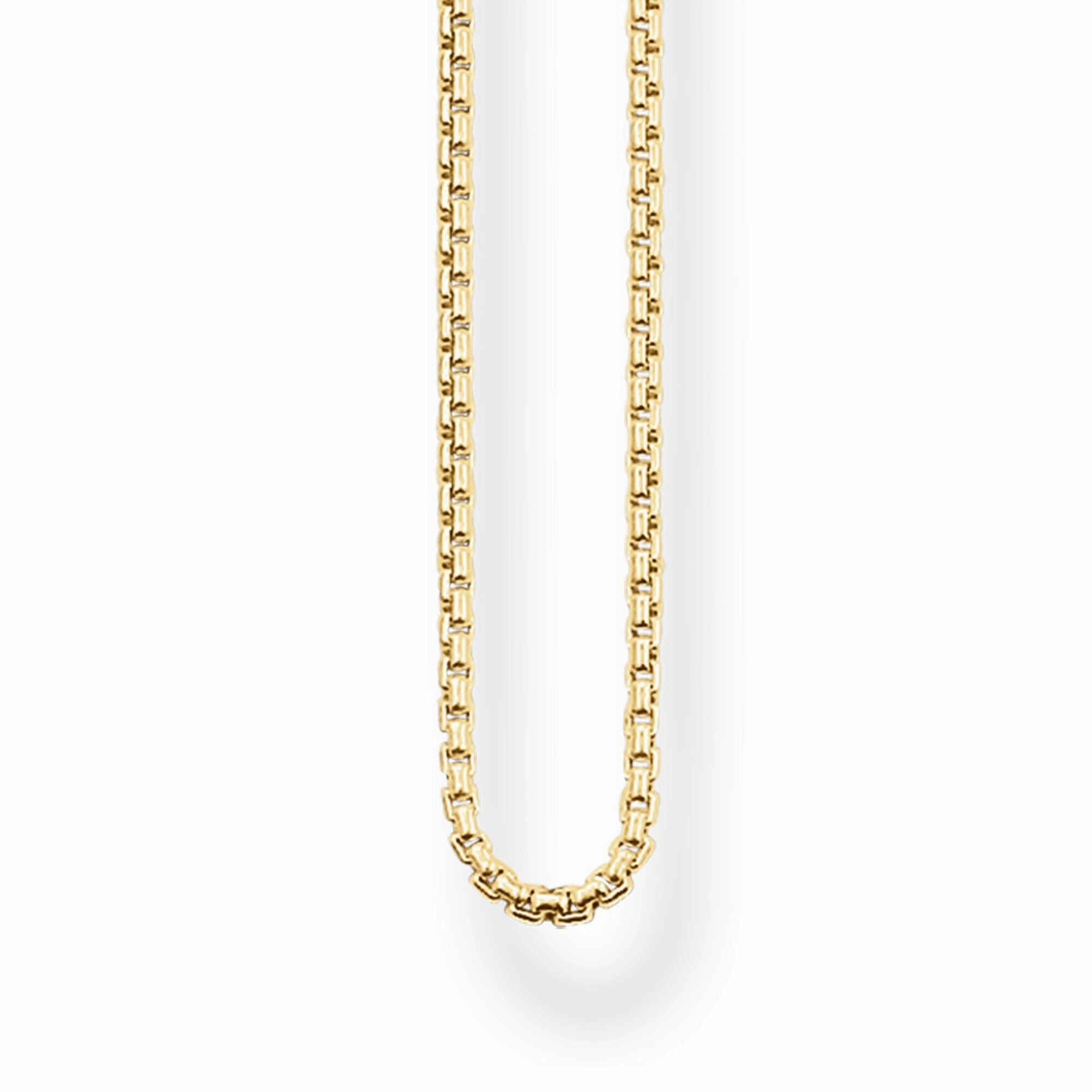 Thomas Sabo Glam And Soul Yellow Gold Venezia Necklace 70cm