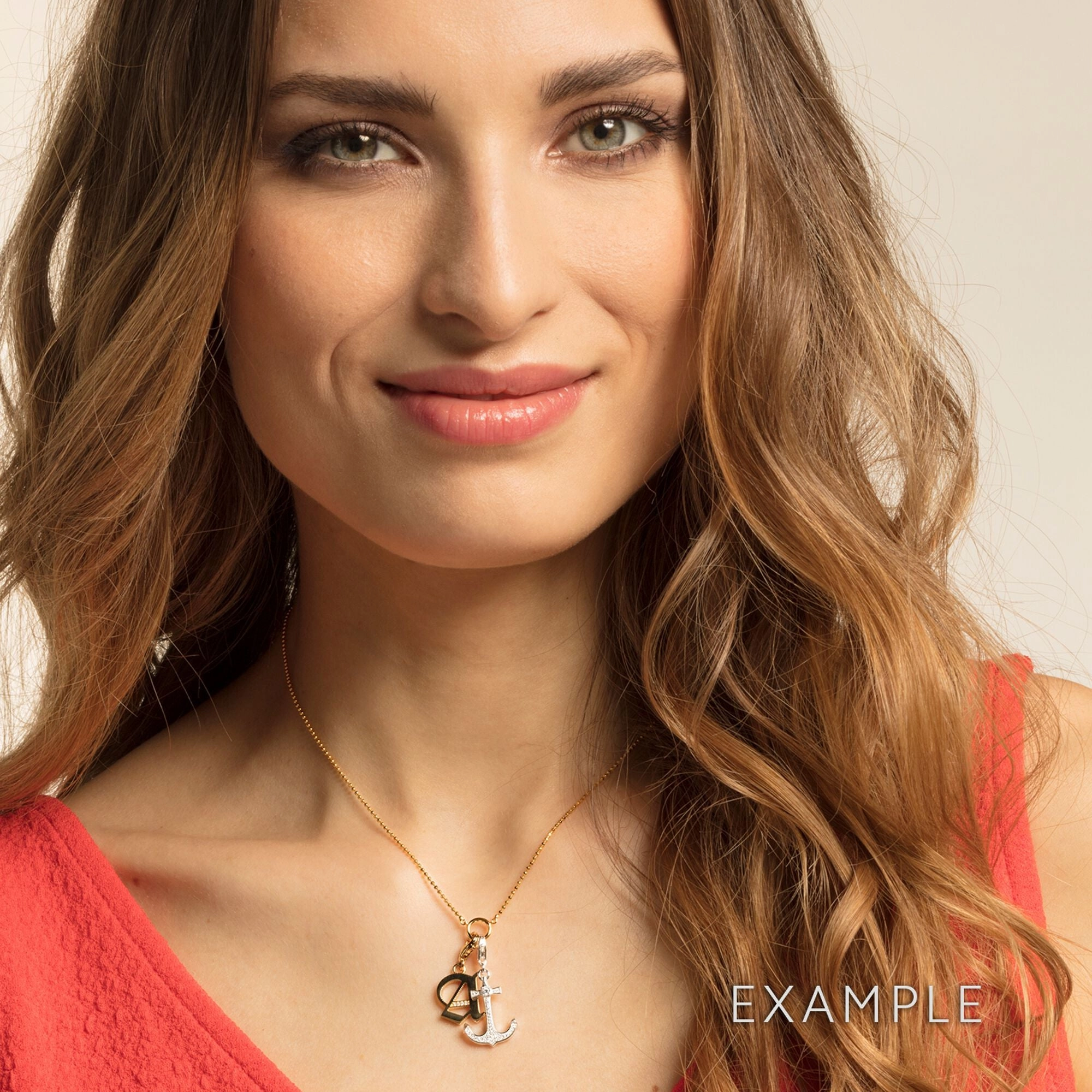 Thomas Sabo Gold Letter H Pendant Charm