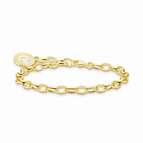 Thomas Sabo Gold Plated Sterling Silver Charmista Wish Upon A Star Letter Charm
