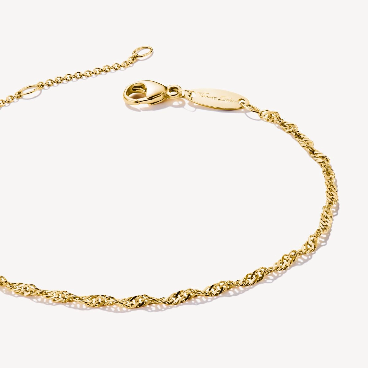 Thomas Sabo Gold Plated Sterling Silver Singapore Bracelet