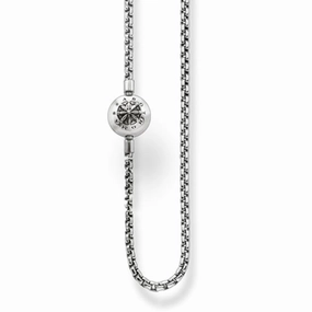 Thomas Sabo Karma Oxidised Sterling Silver Necklace