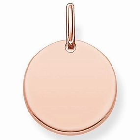 Thomas Sabo Love Bridge Rose Gold Disc Pendant D