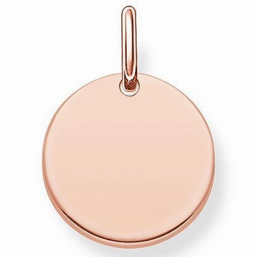 Thomas Sabo Love Bridge Rose Gold Disc Pendant D