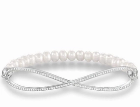 Thomas Sabo Love Bridge Sterling Silver Pearl Zirconia Bracelet