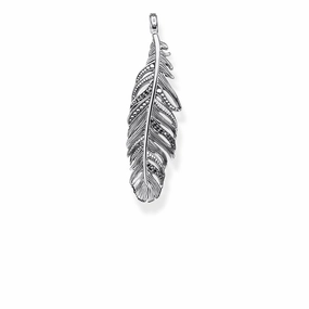 Thomas Sabo Magic Garden Sterling Silver Feather Pendant
