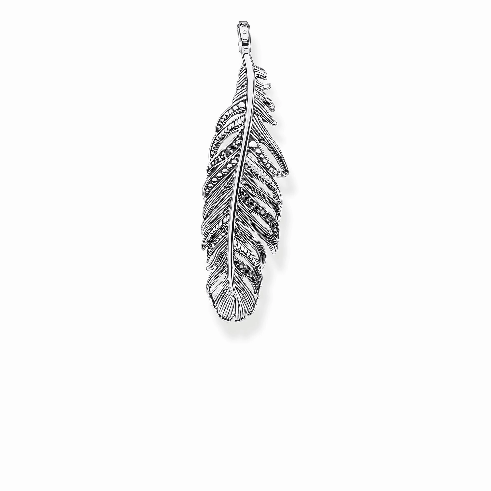 Thomas Sabo Magic Garden Sterling Silver Feather Pendant
