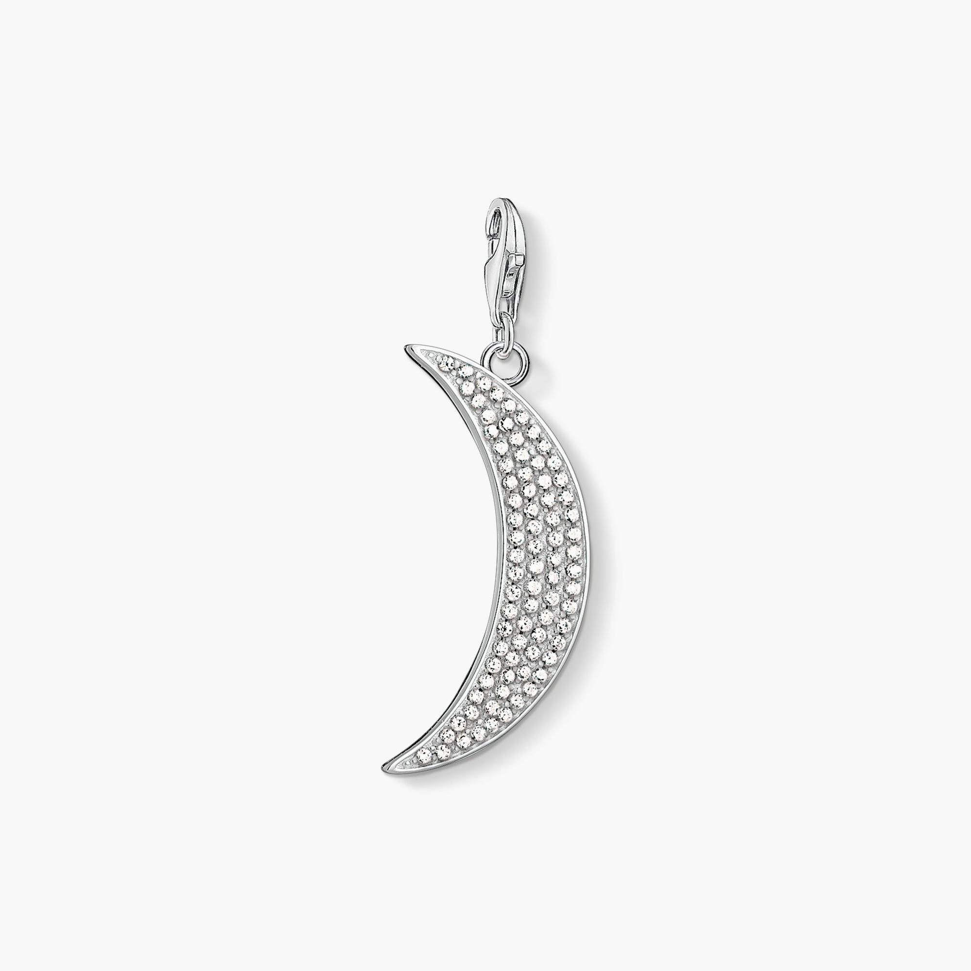 Thomas Sabo Moon Pav Pendant Charm